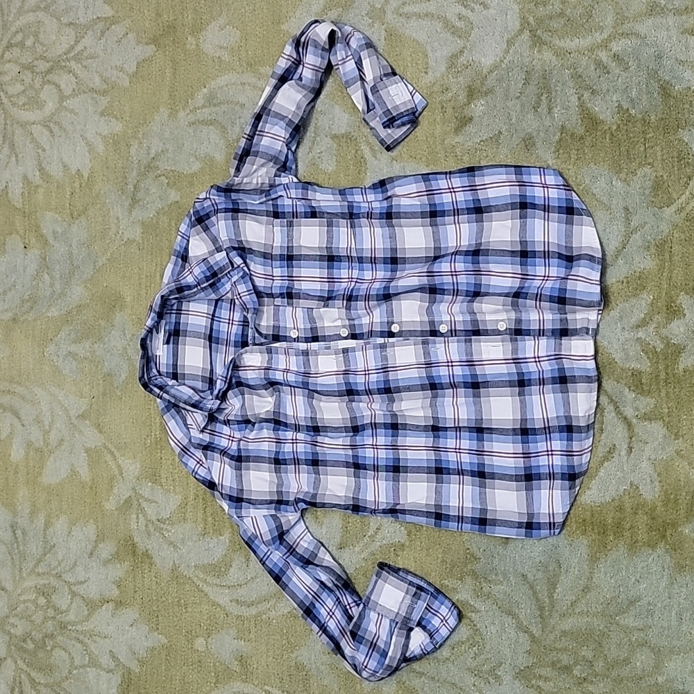 Old Navy Plaid Button Down - M